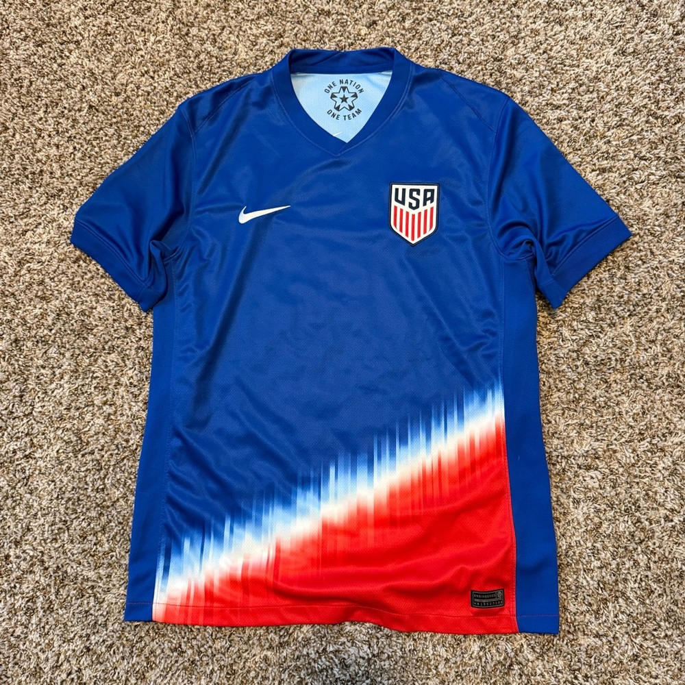 Nike USA Soccer Jersey Away Tie Dye Medium